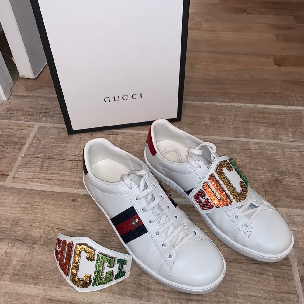 Gucci Ace Sneakers with removable patch
